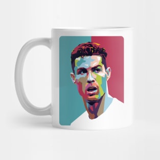 Cristiano Ronaldo 7 Pop Art Portrait Mug